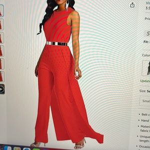 MAGICMK Women’s Sleeveless High Waist Long Jumpsuit Romper